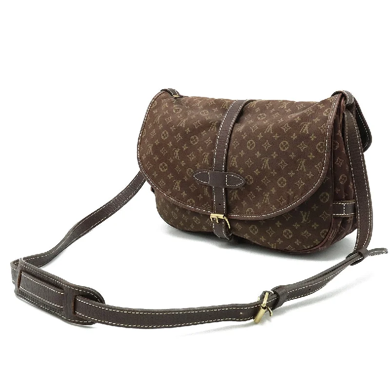 Louis Vuitton Monograms Miniature Summour 30 Shoulder Bag Sliding Canvas Leather Even Tea Brown M95227