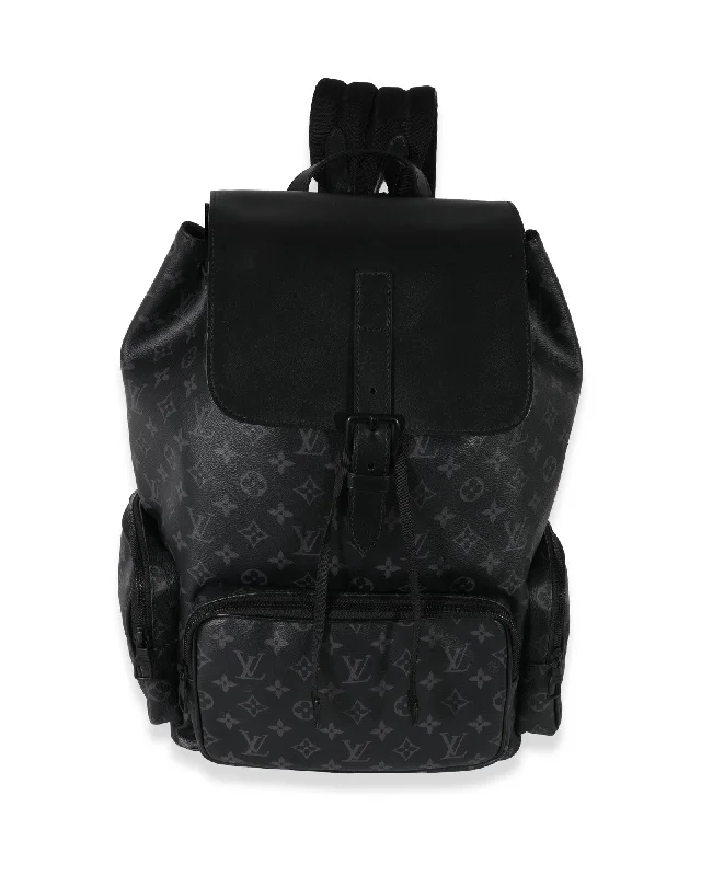 Louis Vuitton Monogram Eclipse Canvas Trio Backpack