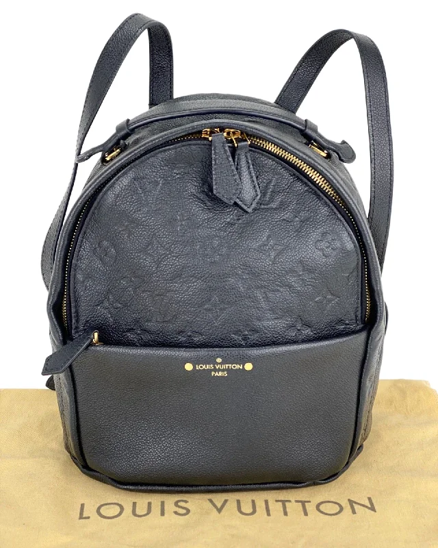 Louis Vuitton Sorbonne Monogram Empreinte Backpack Travel School M44016 preowned