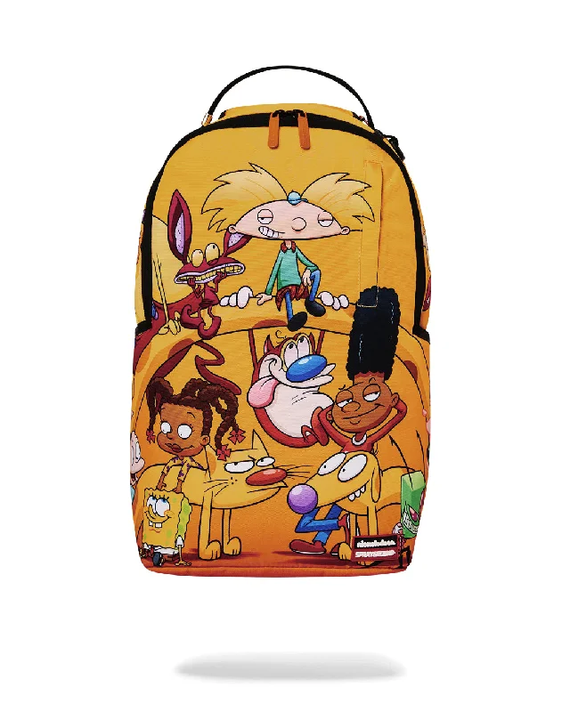 Sprayground Backpack 90s NICK CAT DOG SHARK MOUTH DLXSR BACKPACK Orange