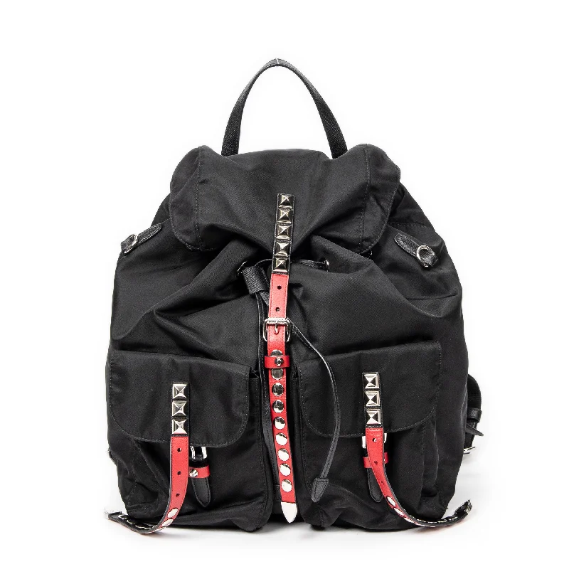 Studded Drawstring Backpack