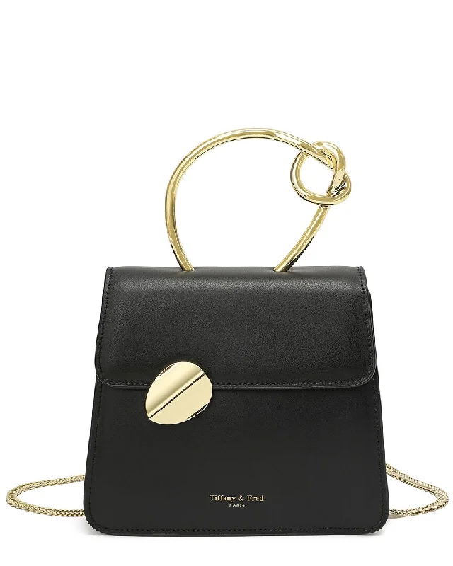 Tiffany & Fred Leather Top Handle Shoulder Bag