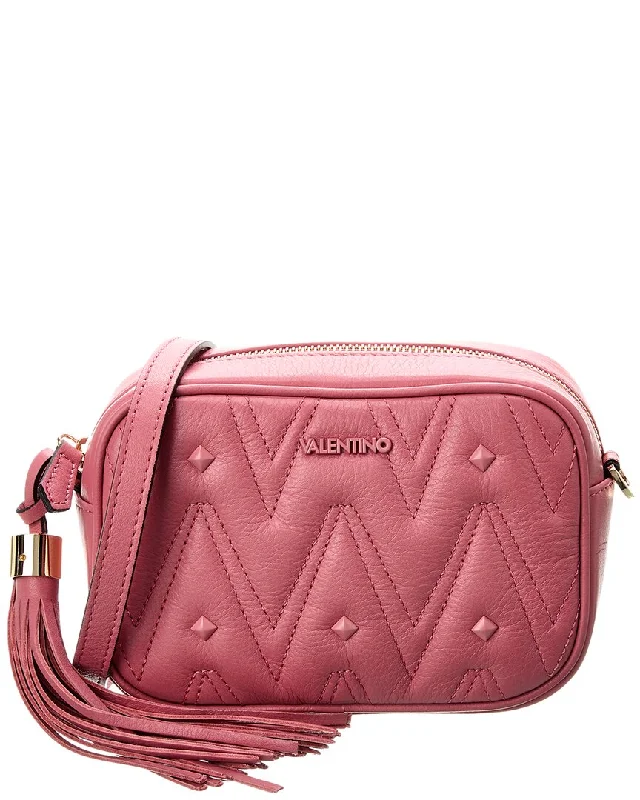 Valentino by Mario Valentino Amel Diamond Leather Crossbody