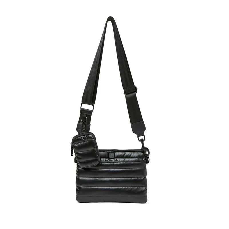 Downtown Crossbody | Pearl Black w/ Black