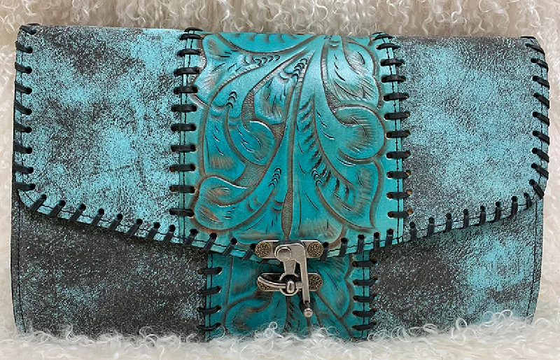 Juan Antonio Adobe Turquoise Crossbody Bag