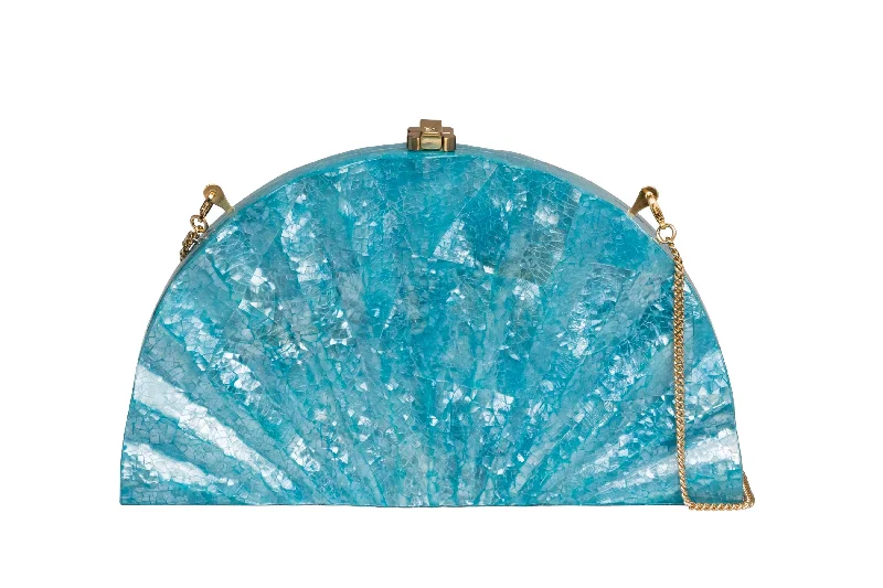 Fandango Clutch Aquamarine