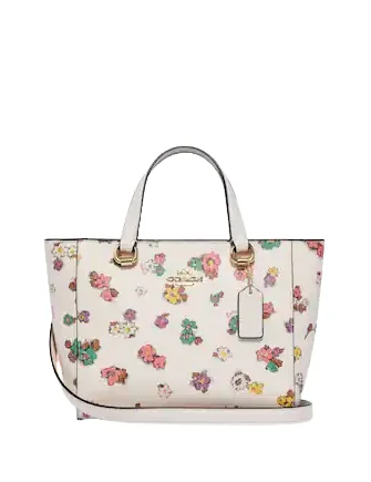 Coach Alice Satchel With Spaced Floral Field Print