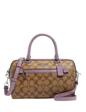 Coach Rowan Satchel In Signature Canvas