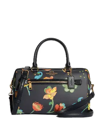 Coach Rowan Satchel With Dreamy Land Floral Print