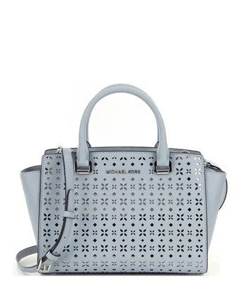 Michael Michael Kors Perforated Floral Medium Selma Satchel