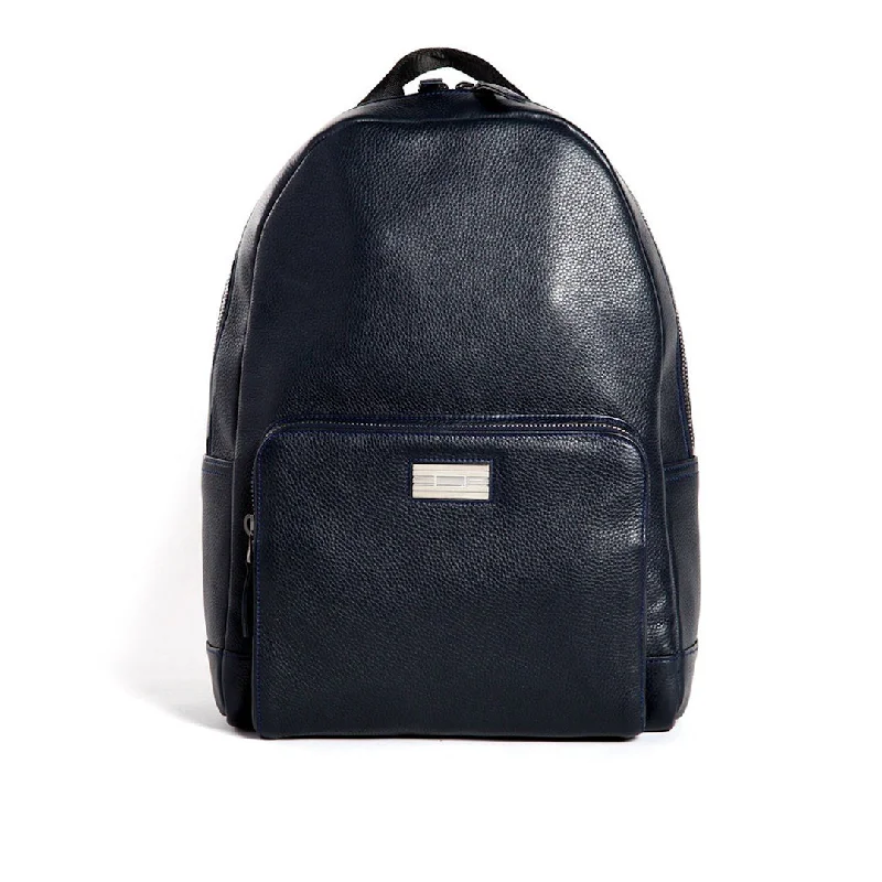 Stuart Backpack - Navy Leather