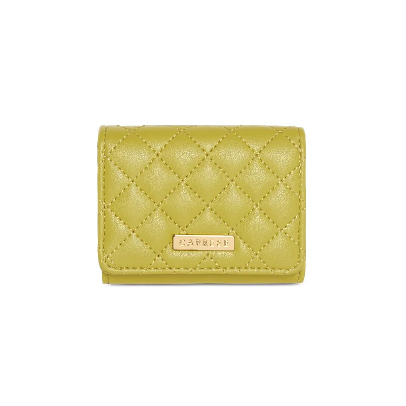 Caprese Erica Flap Wallet Small Lime