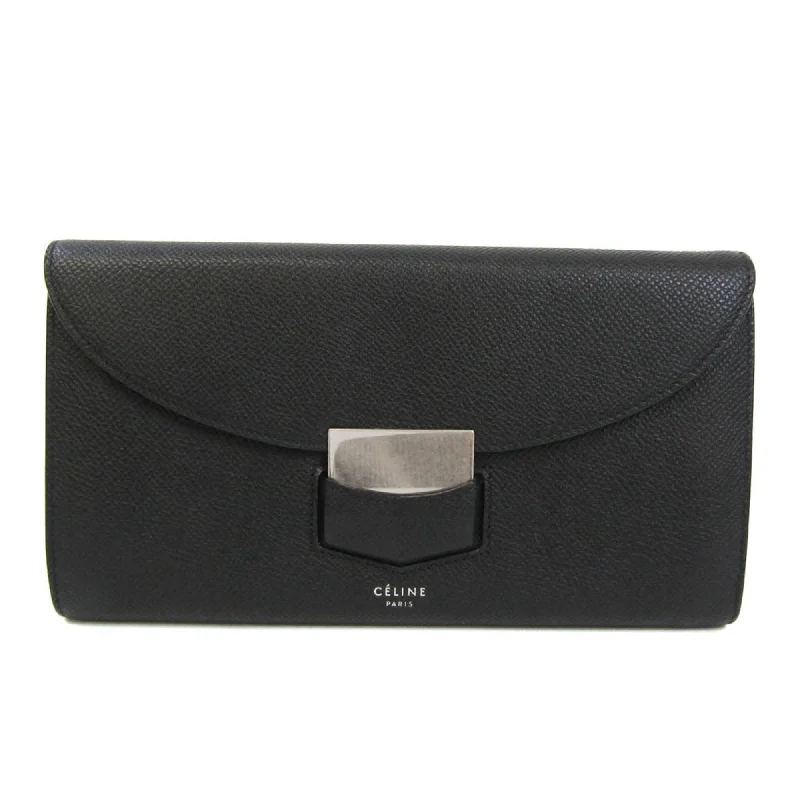 Céline Trotteur  Pony-Style Calfskin Wallet  (Pre-Owned)