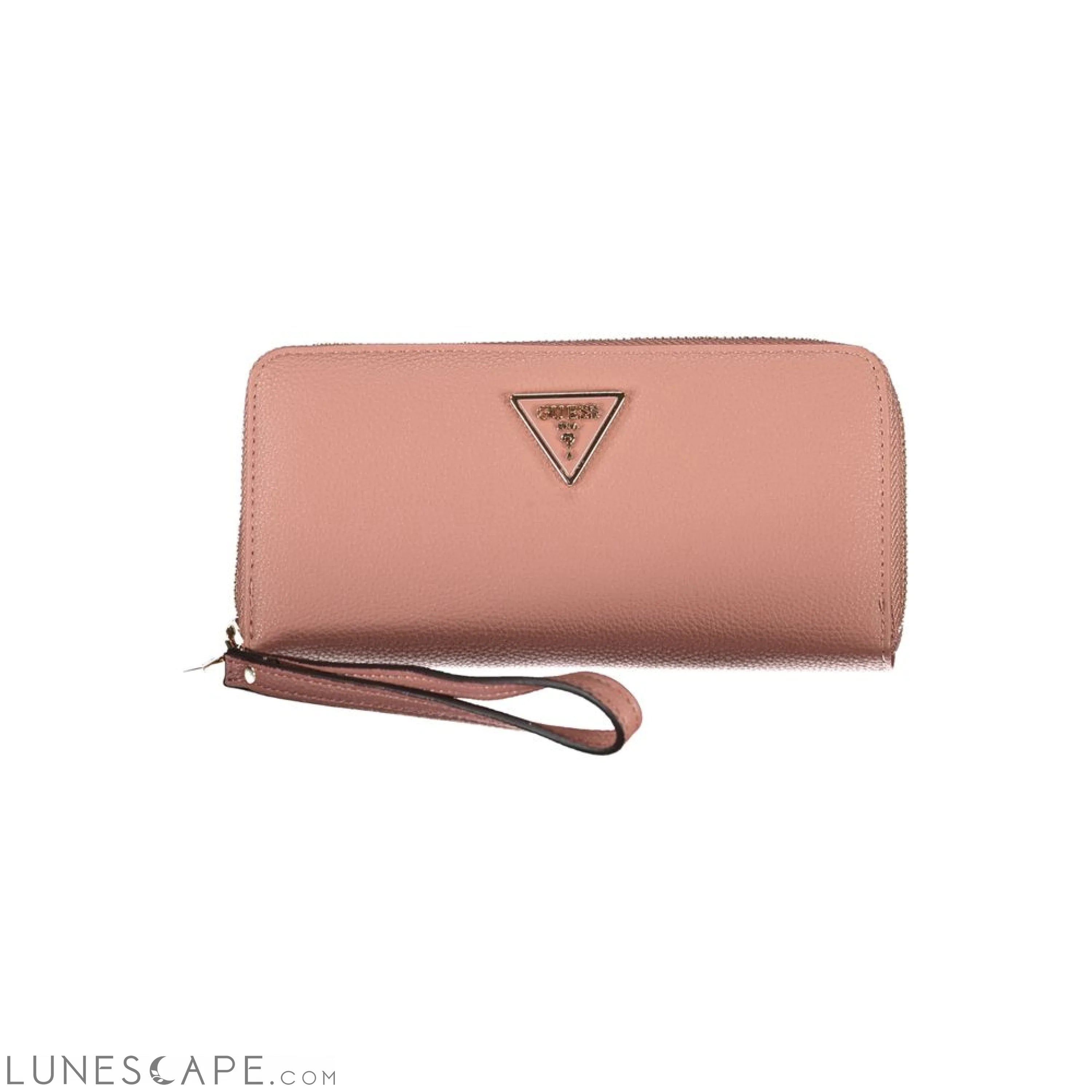 Guess Jeans Elegant Pink Polyethylene Wallet with Logo