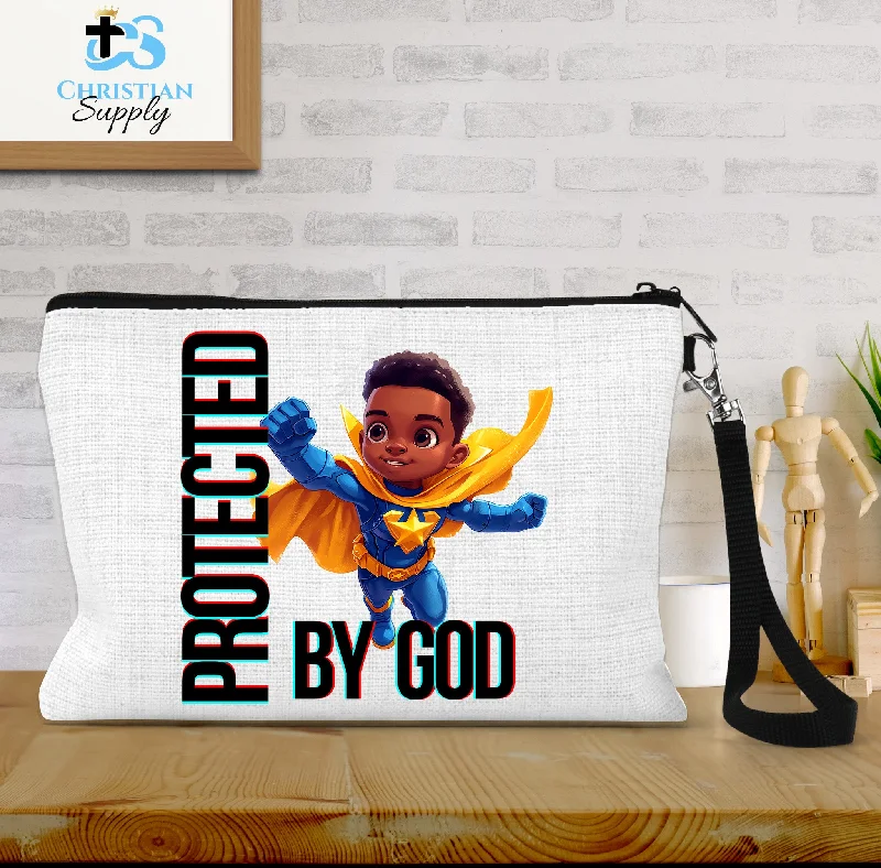 Kids Christian Star Super Boy Blue Outfit 3 Wristlet