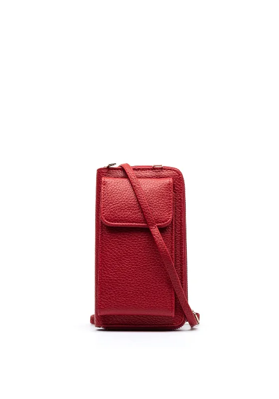 Zen Collection Crossbody Smartphone Bag, Wine