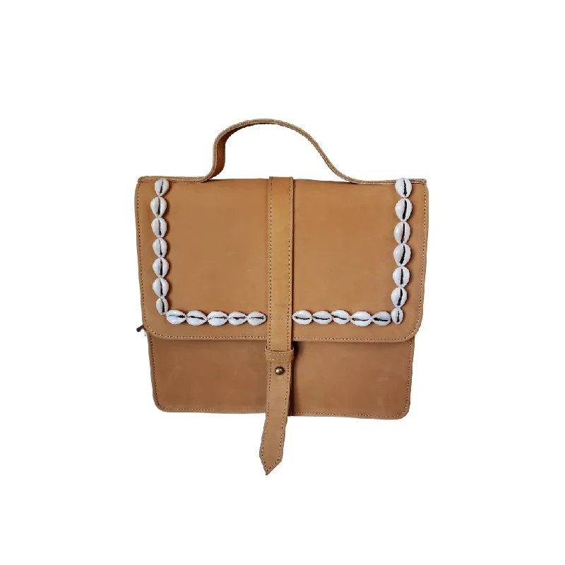 Nandi Bag - Beaded - Tan