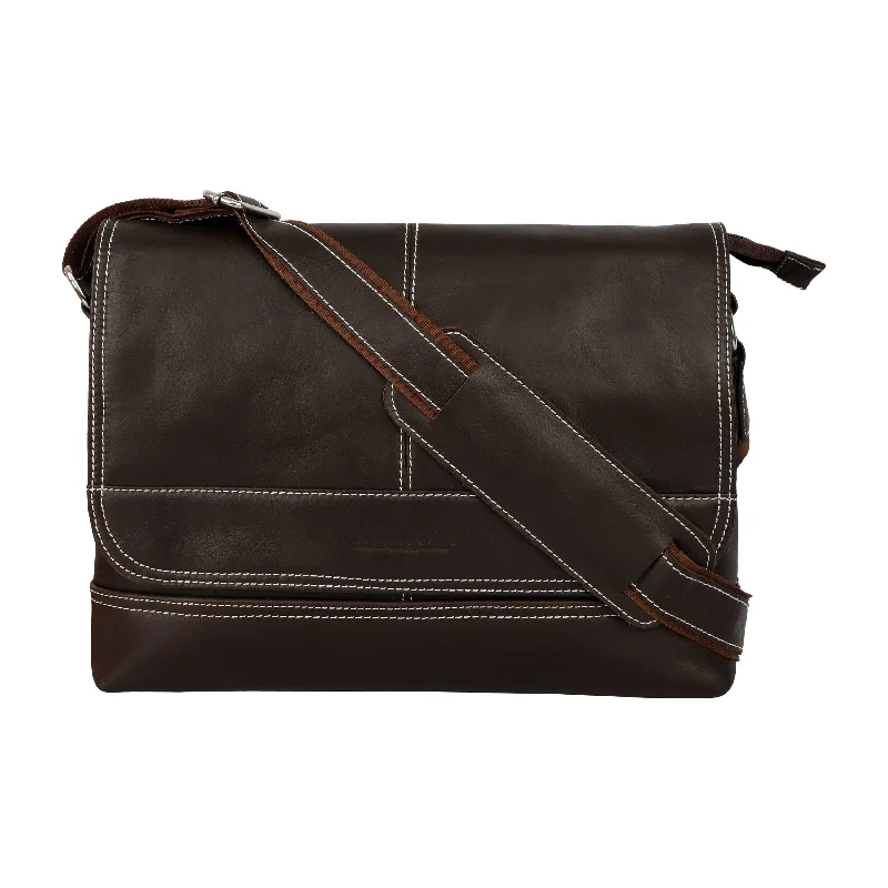 Premium Genuine Leather Messenger Bag