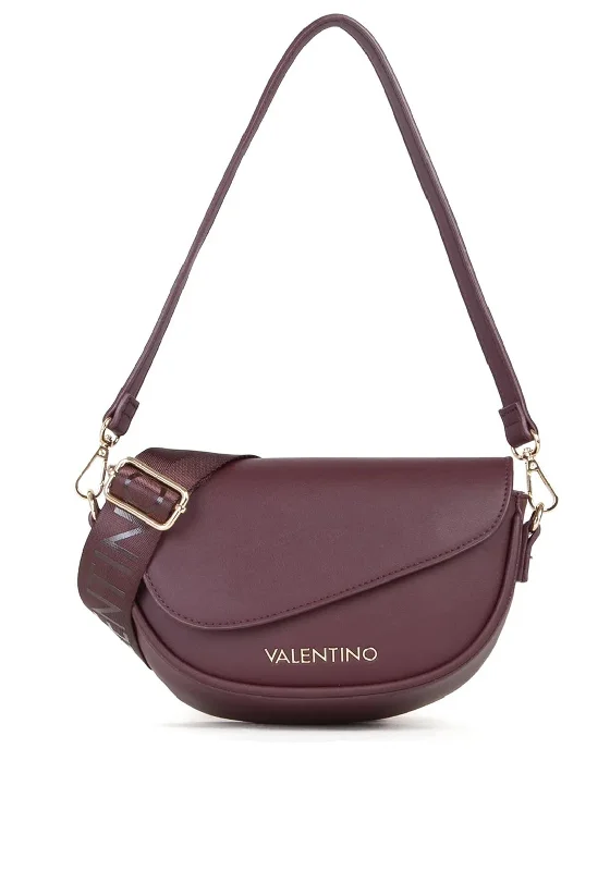 Valentino Piper Asymmetric Crossbody Bag, Wine