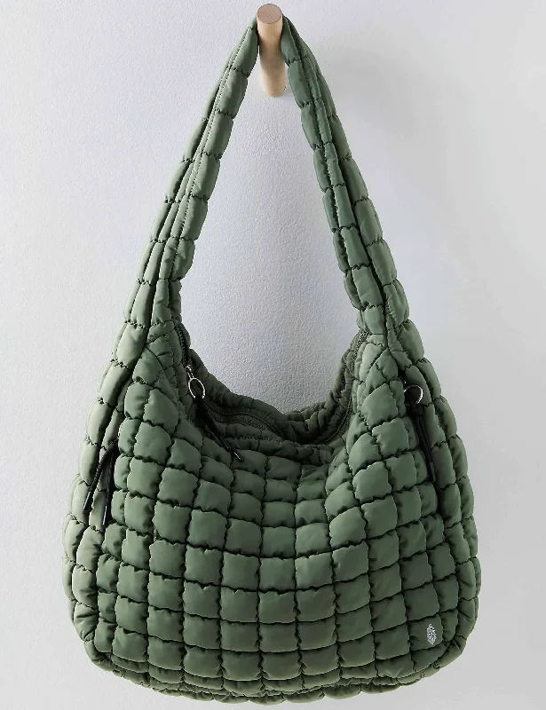 Quilted Carryall - Washed Sage