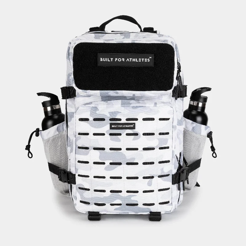 Large White Camo Gym Backpack